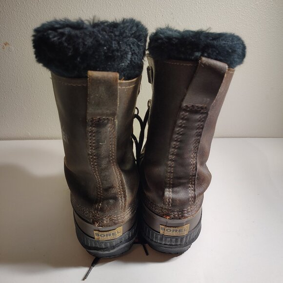 REI x Sorel Men's Size 10 Lace Up Wool Lined Rubber + Leather Outdoor Work Boots - Picture 5 of 8